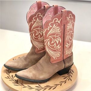 Ariat pink boots